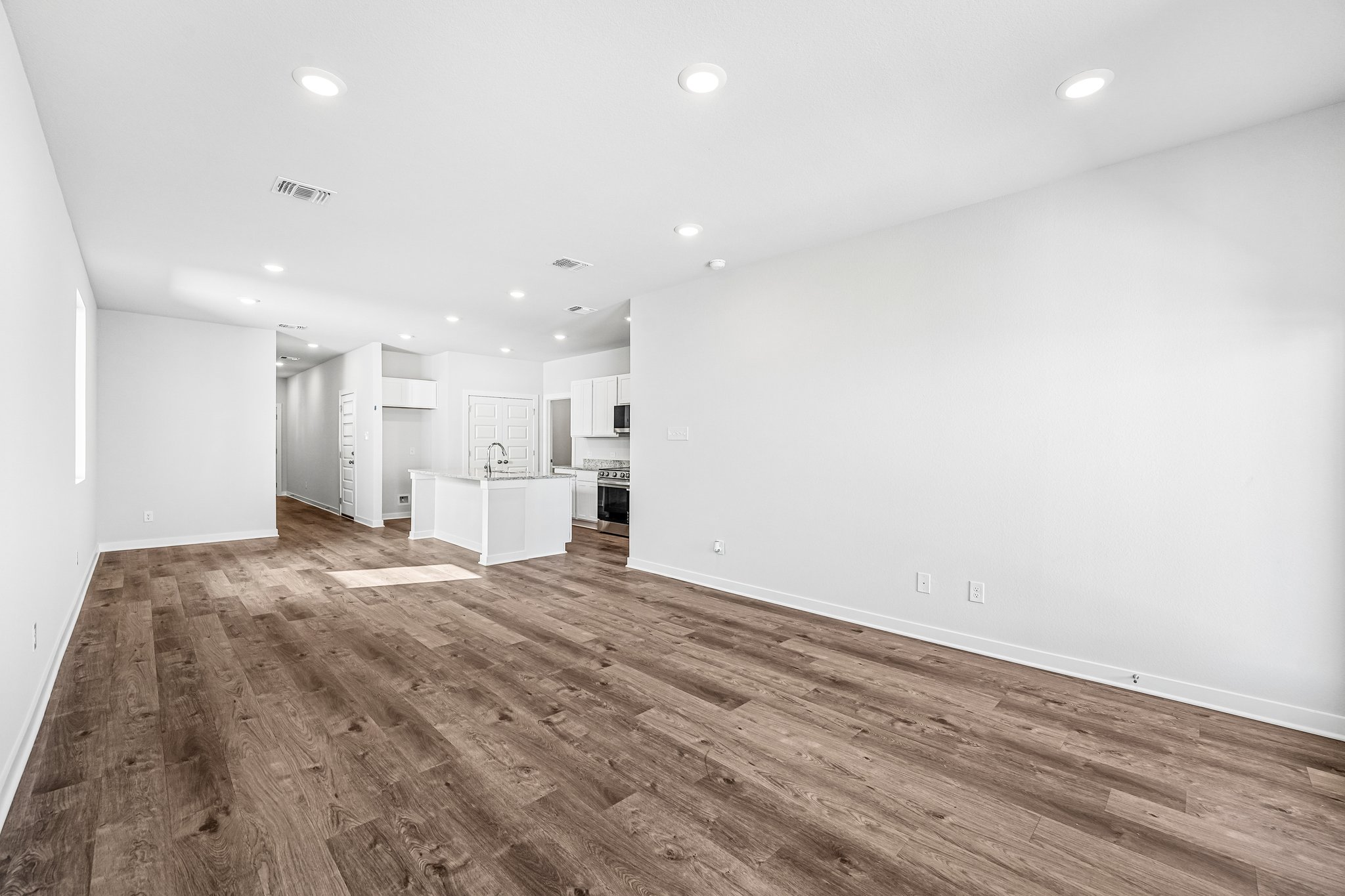 A large empty room.