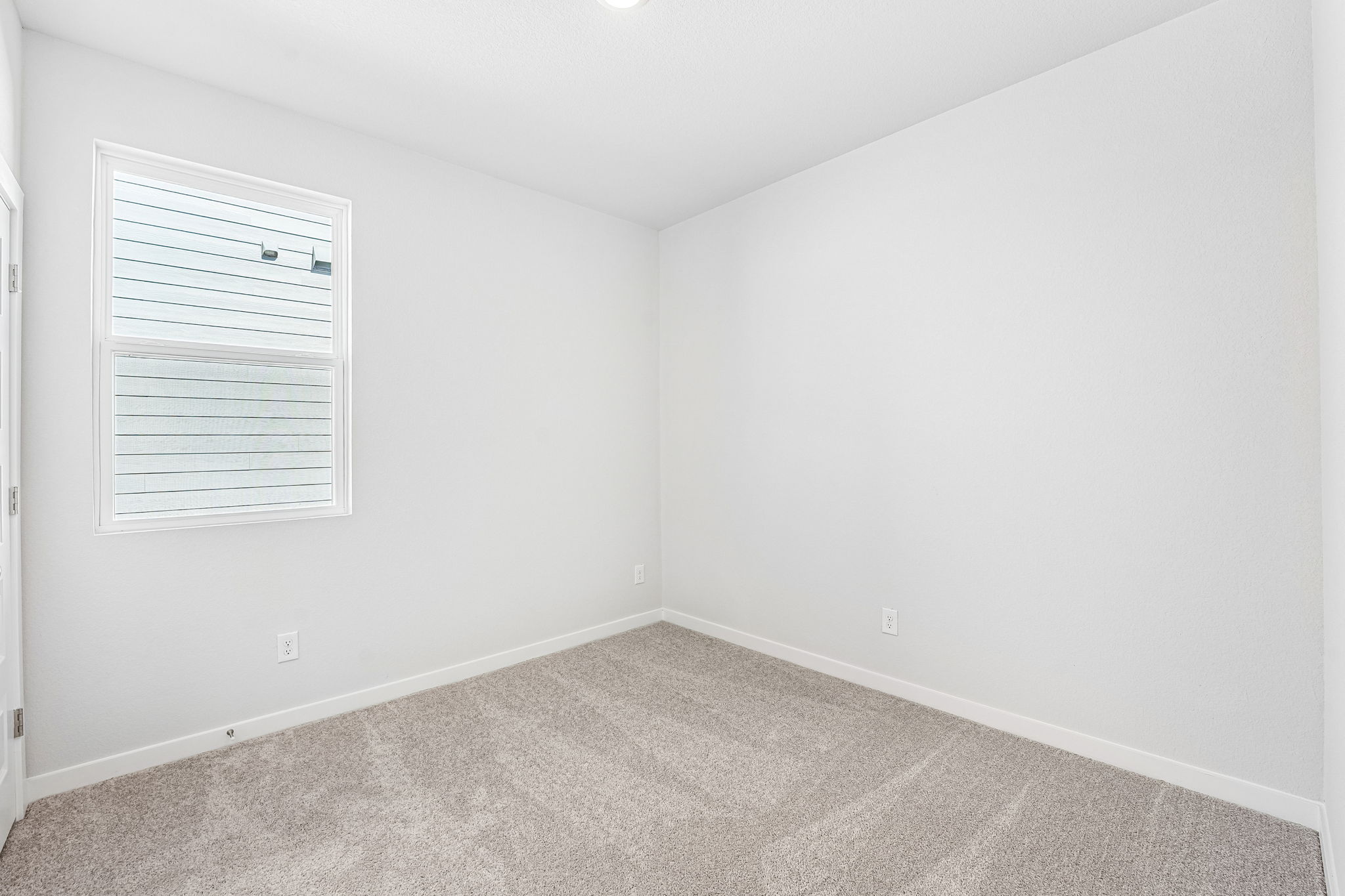 A room with white walls.