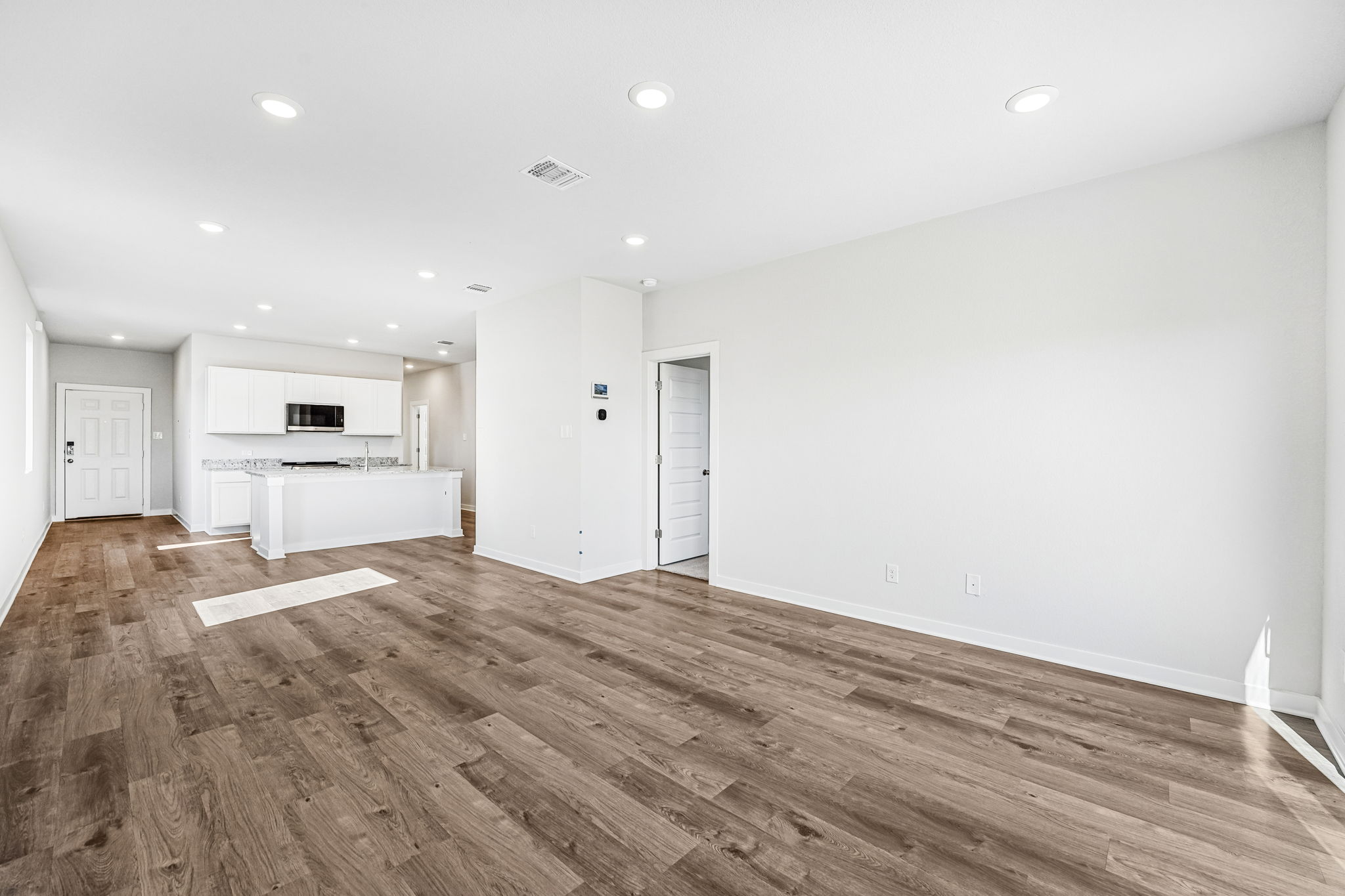 A large empty room.