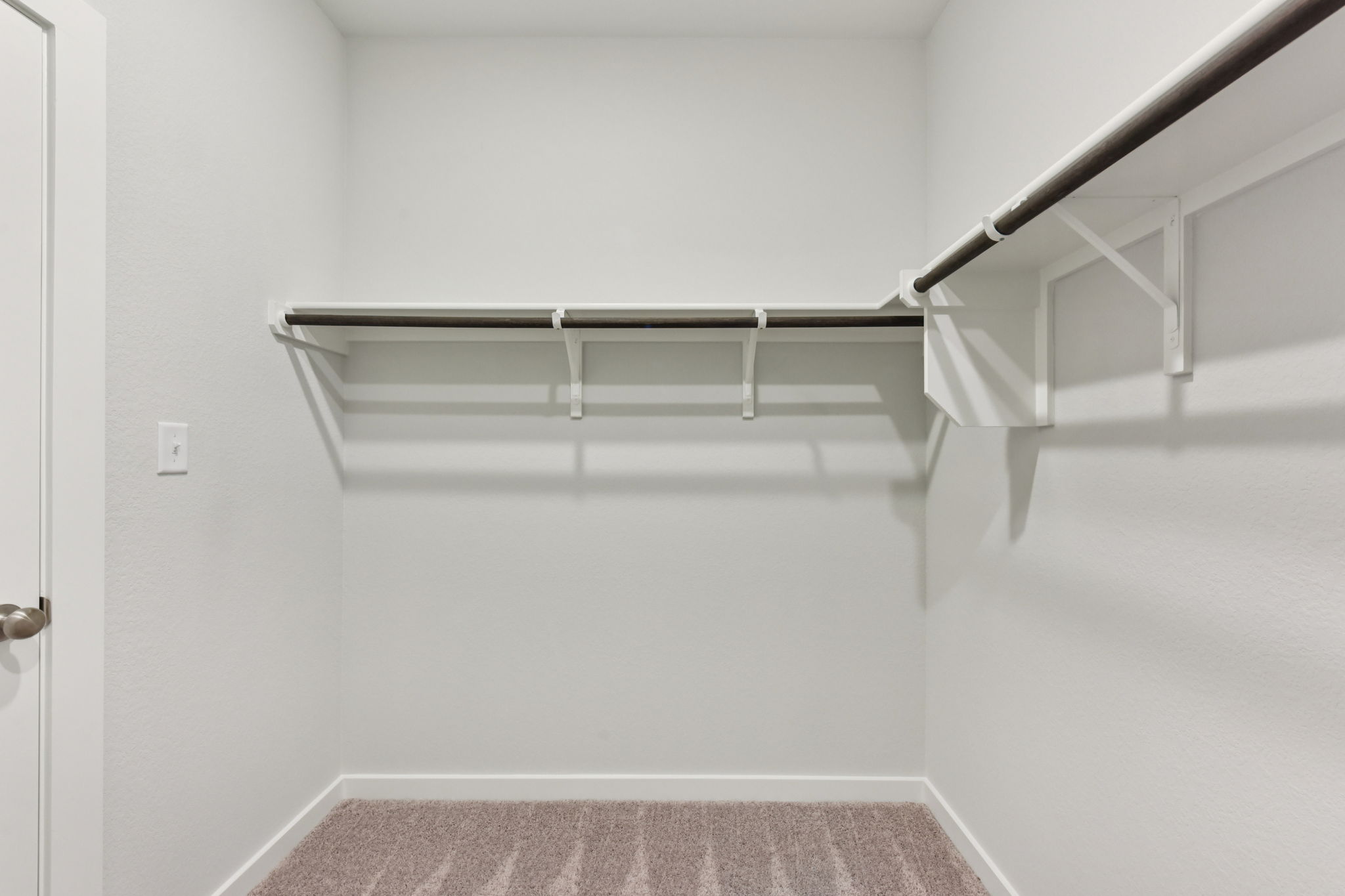A staircase in a room.