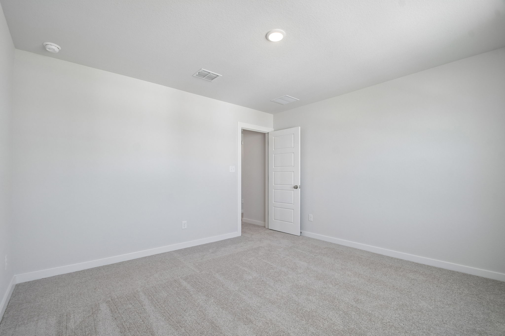 A room with white walls.