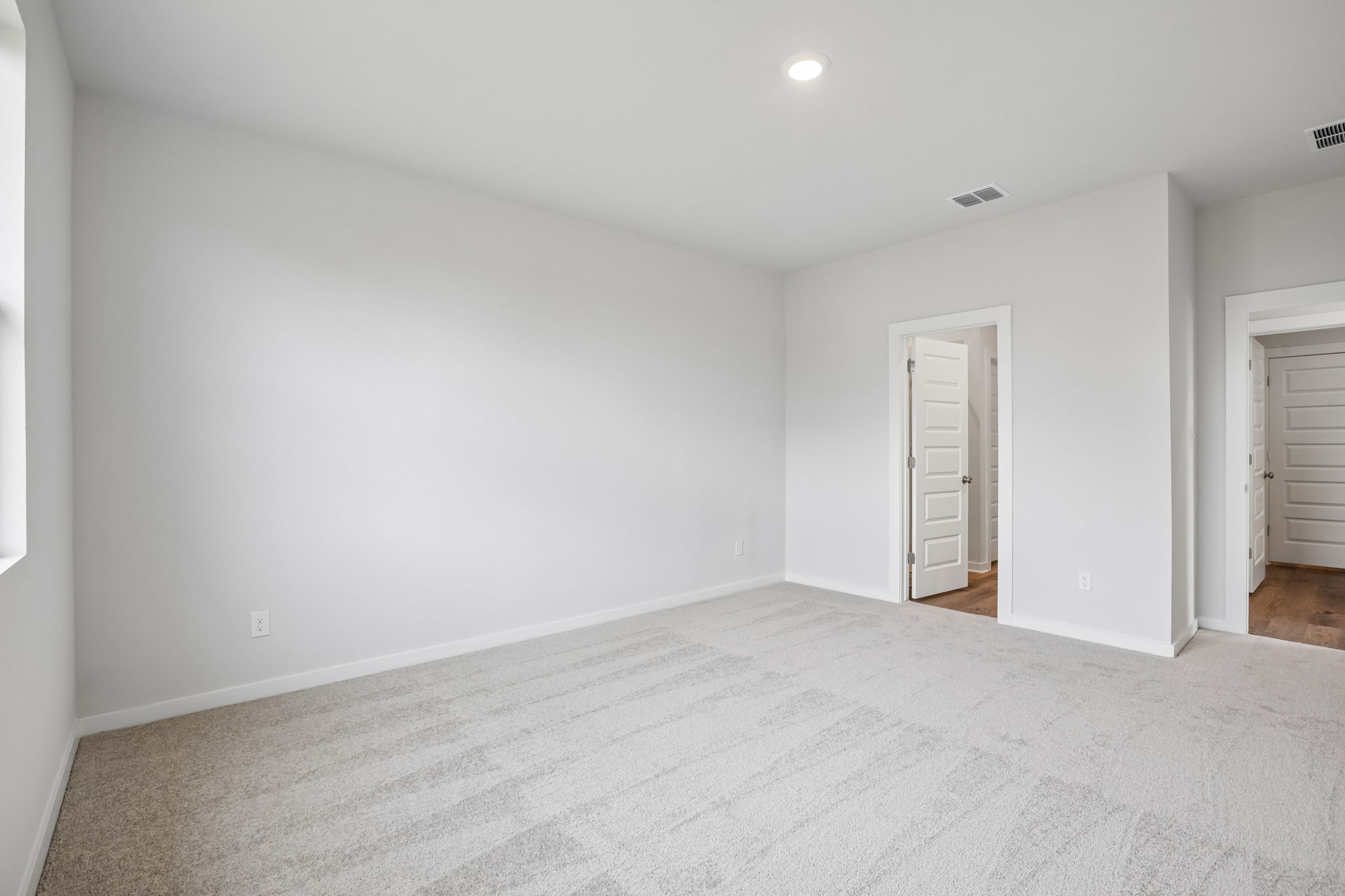 A room with white walls.