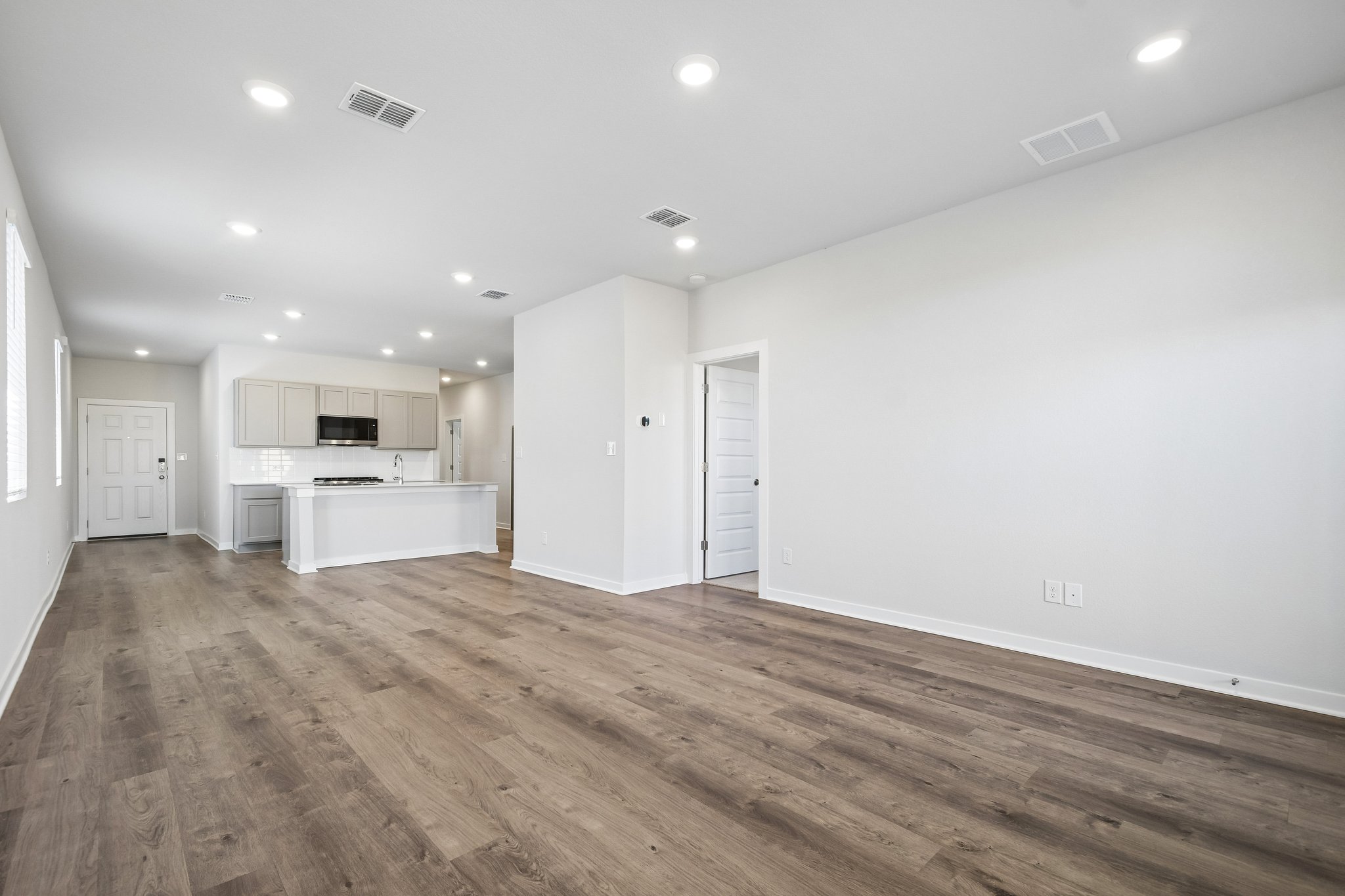 A large empty room.