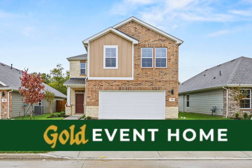 A house with a garage.