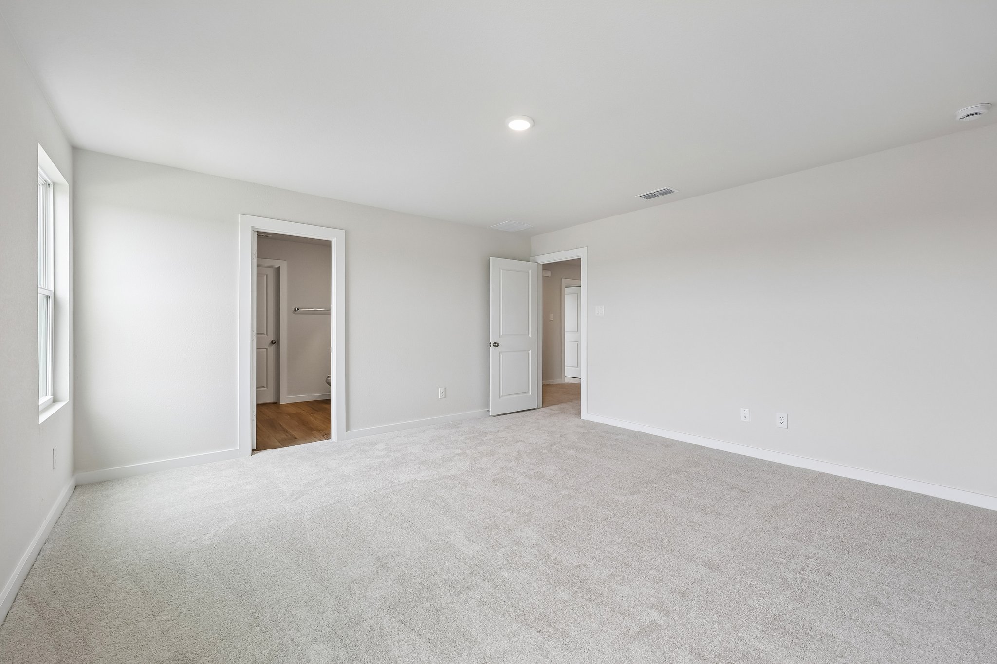 A room with white walls.