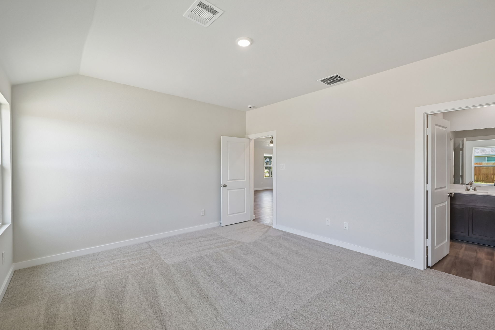 A room with white walls.