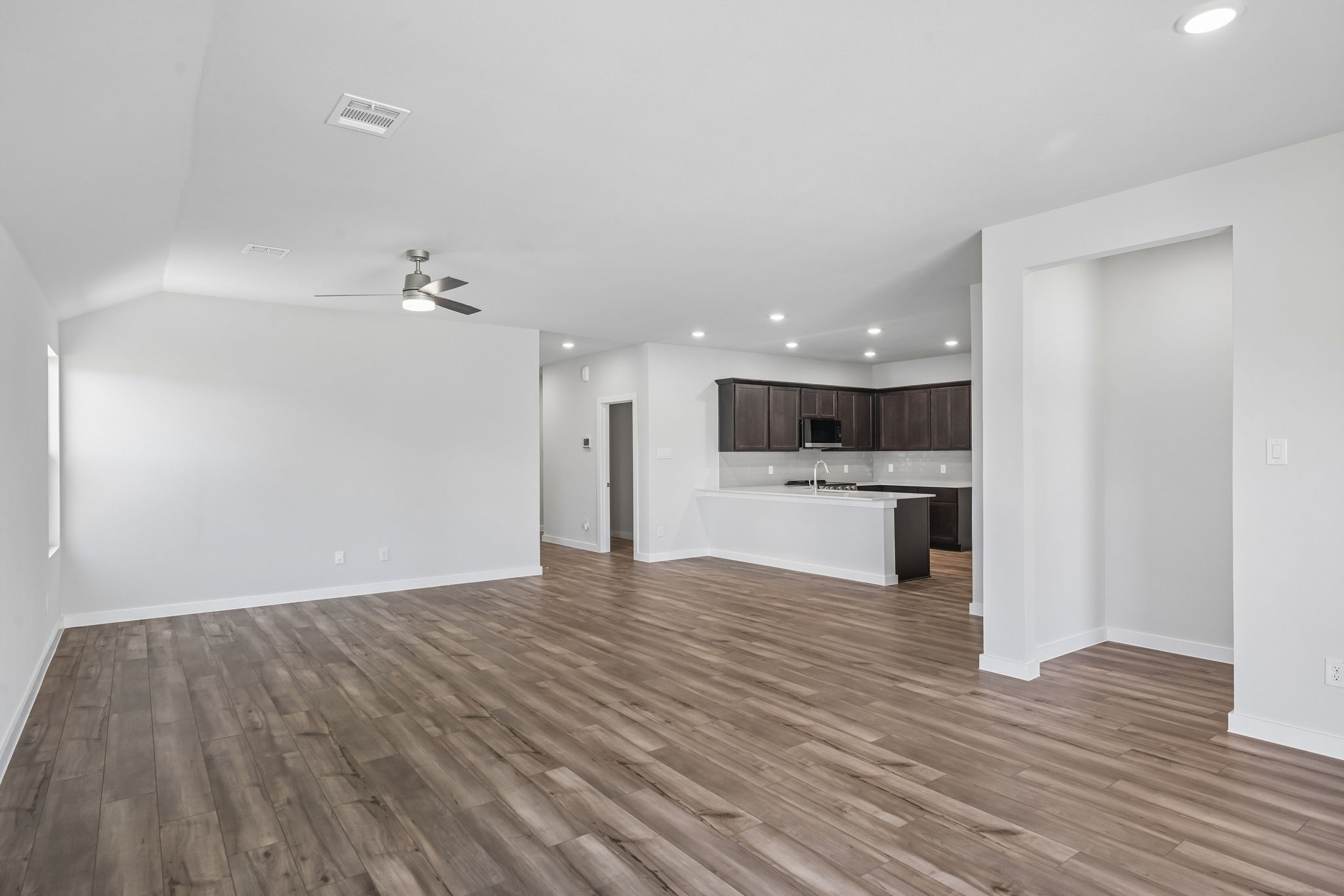A large empty room.