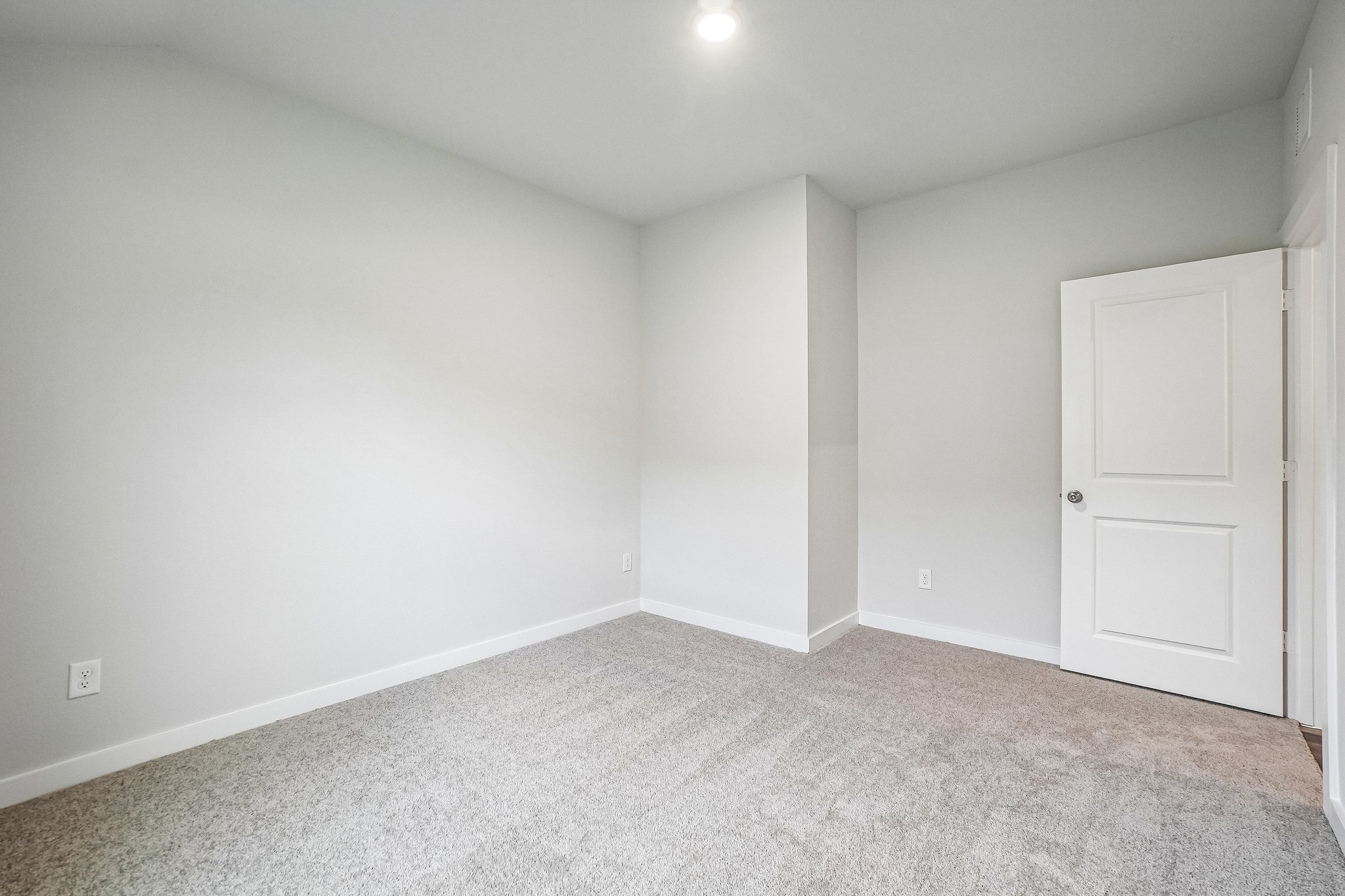 A room with white walls.