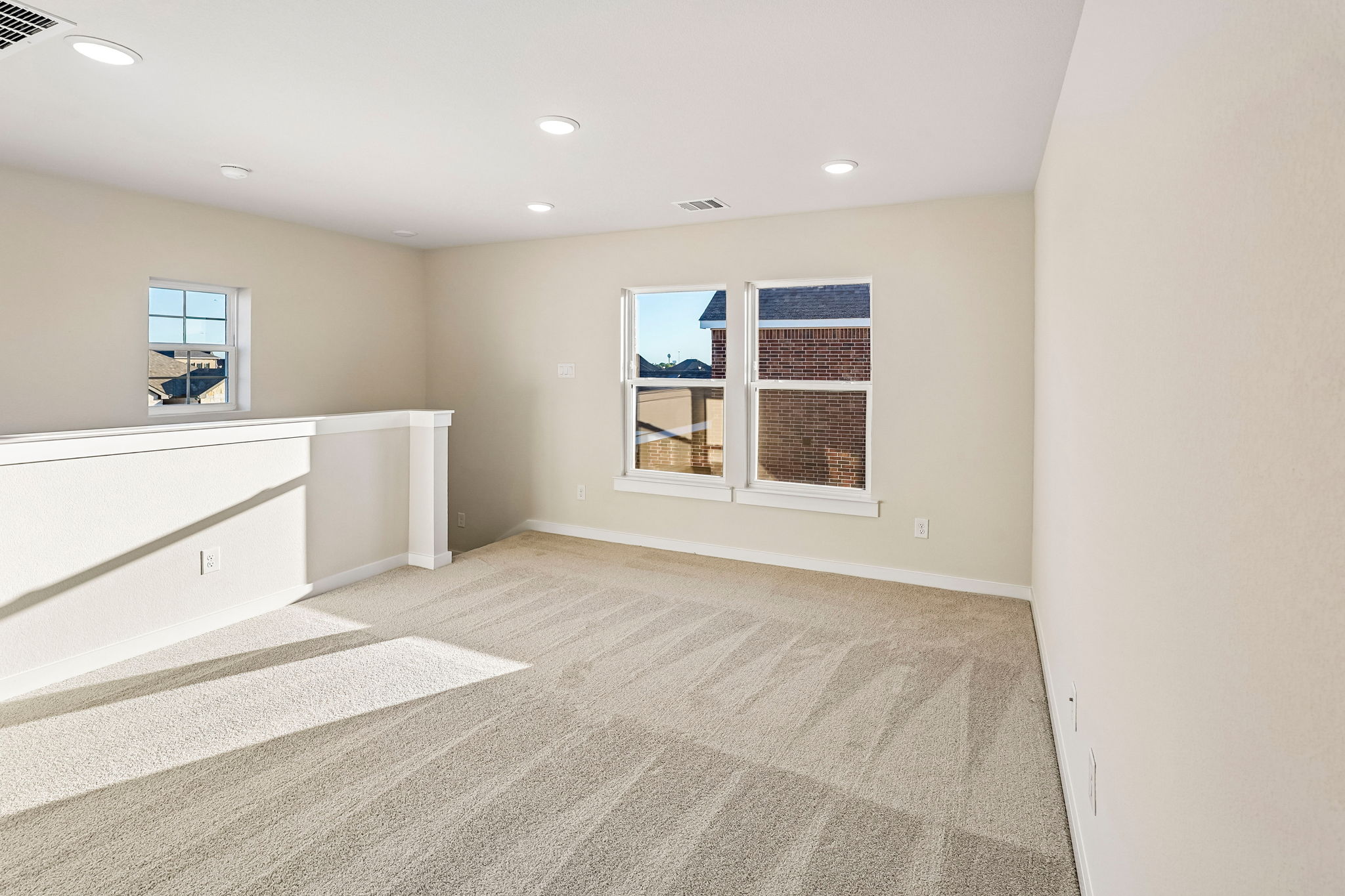 A large empty room.