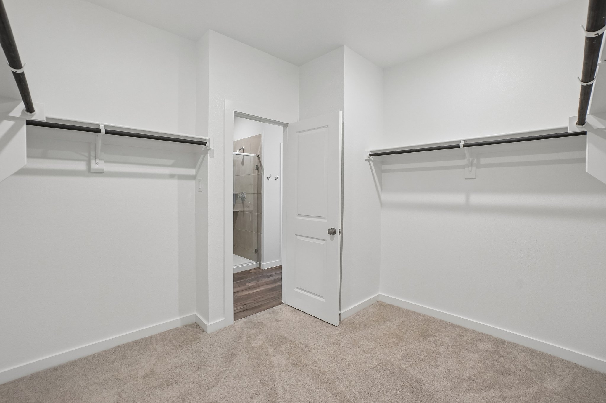 A room with white walls.