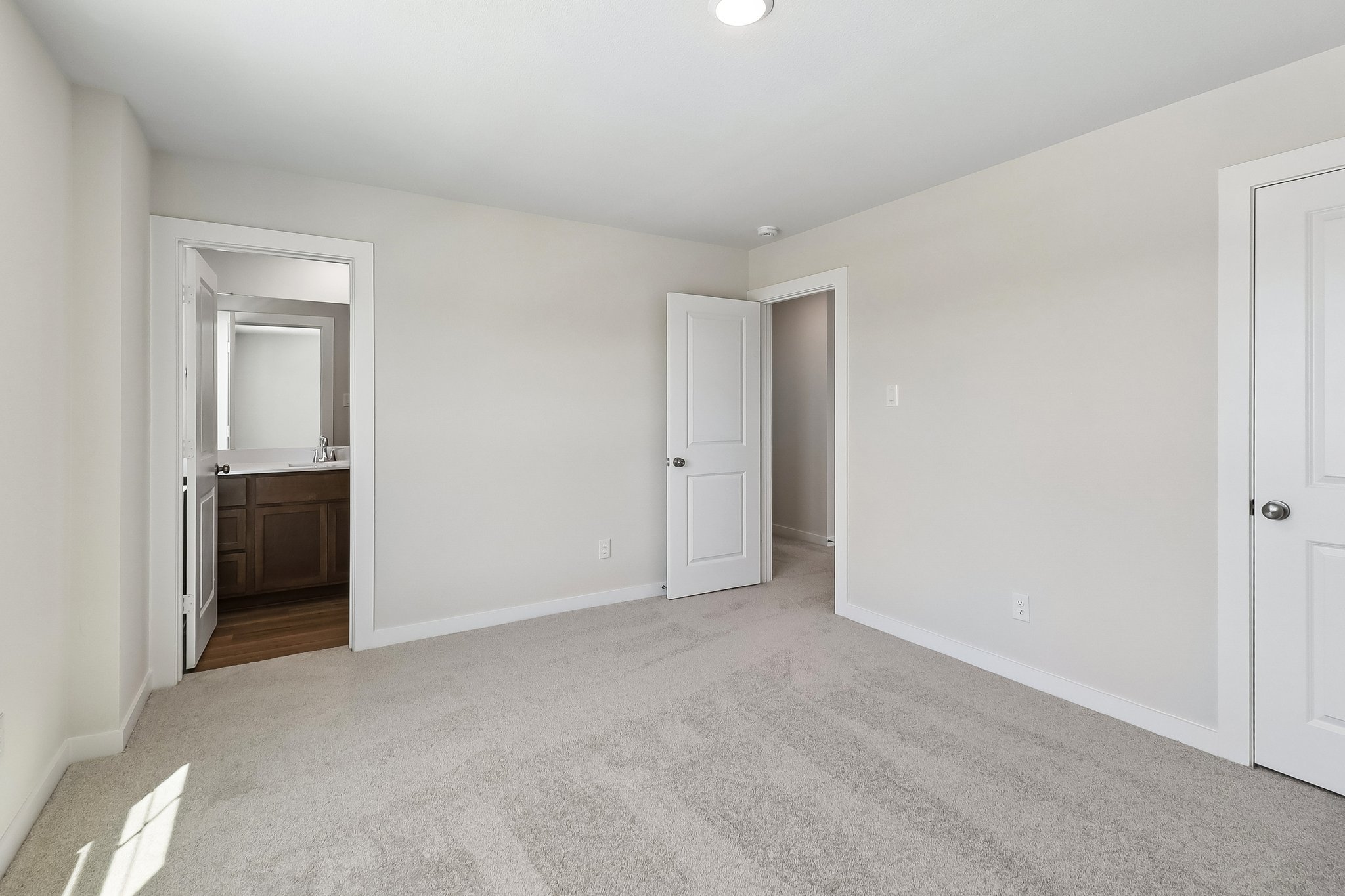 A room with white walls.