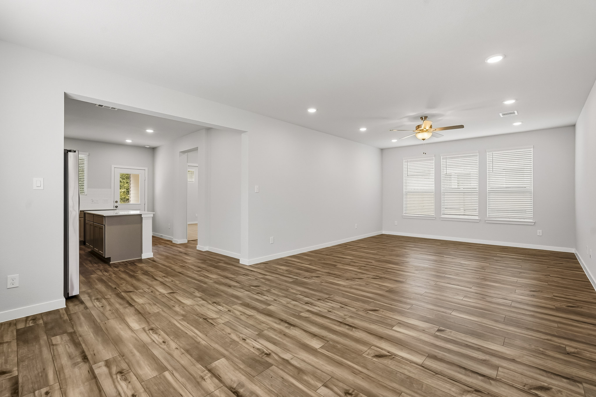 A large empty room.