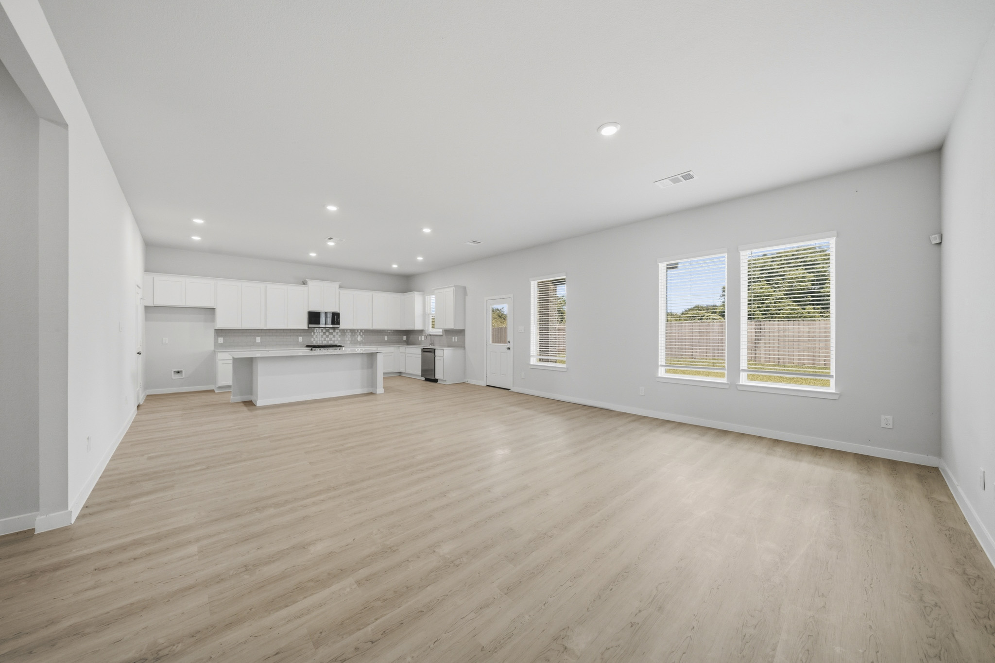 A large empty room.