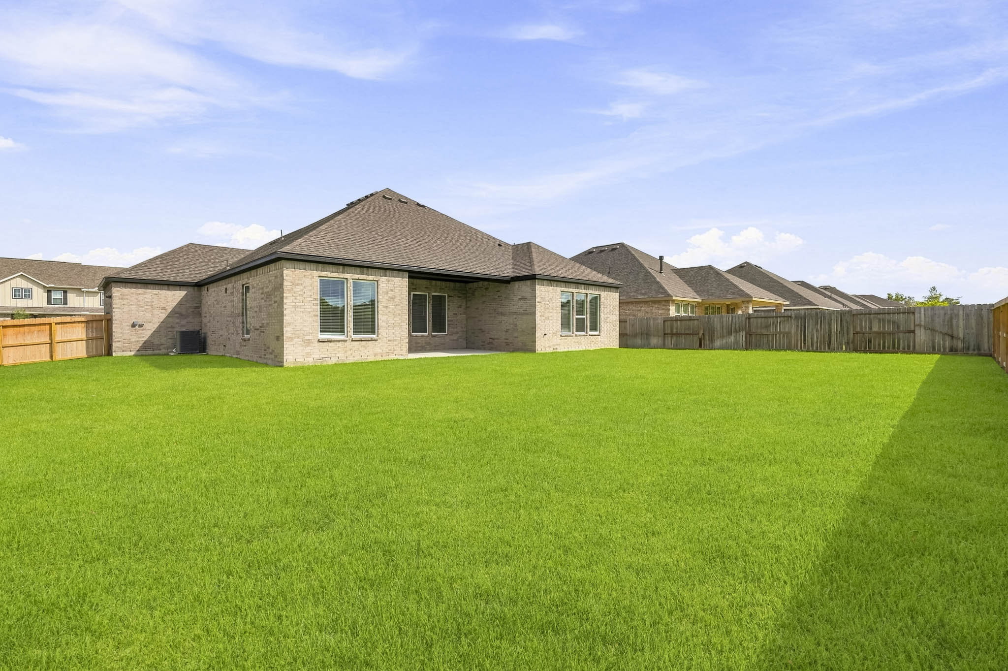 A row of houses.
