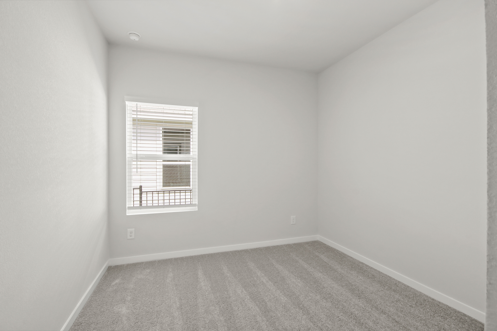 A room with a window.