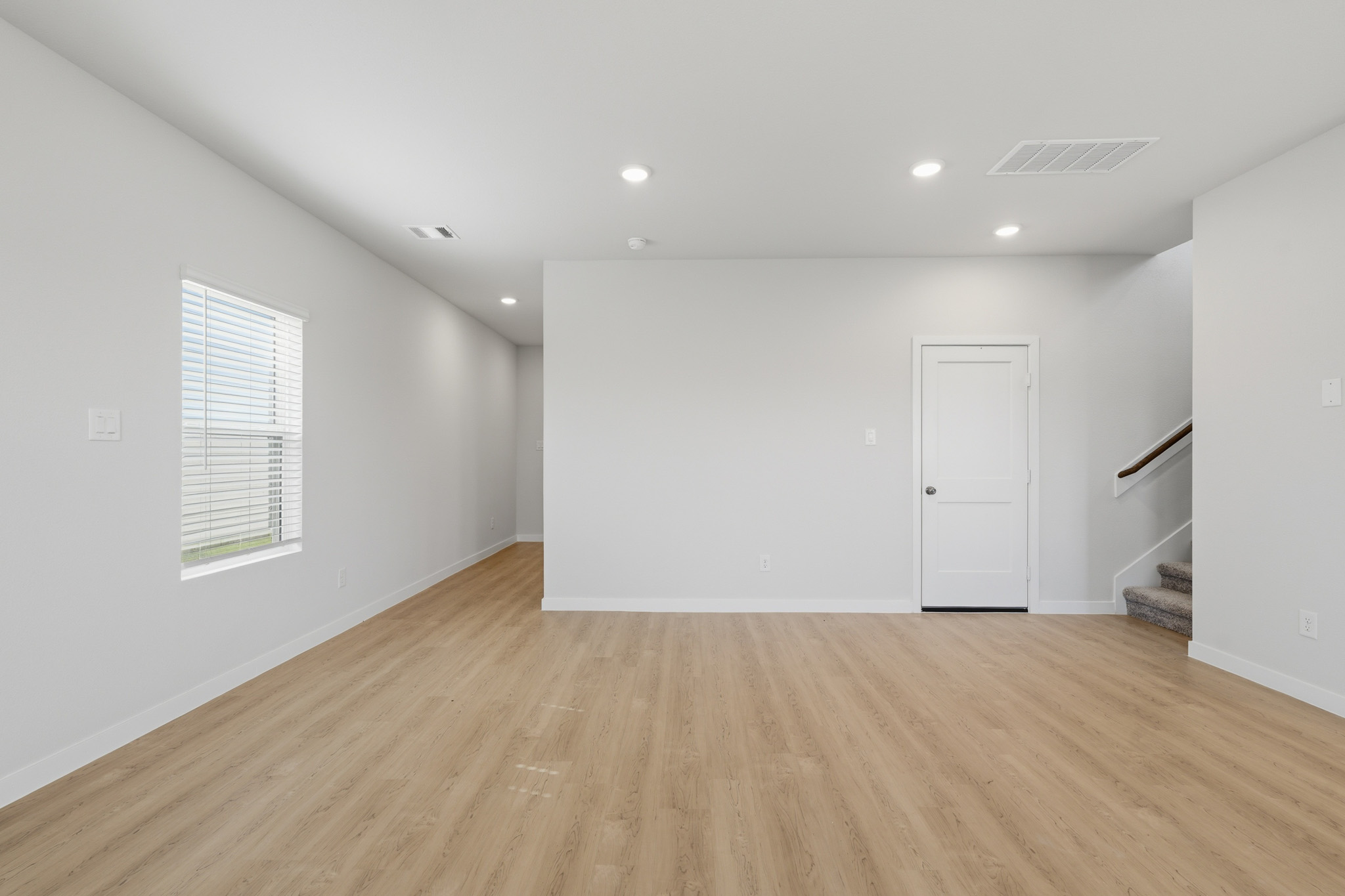 A room with white walls.