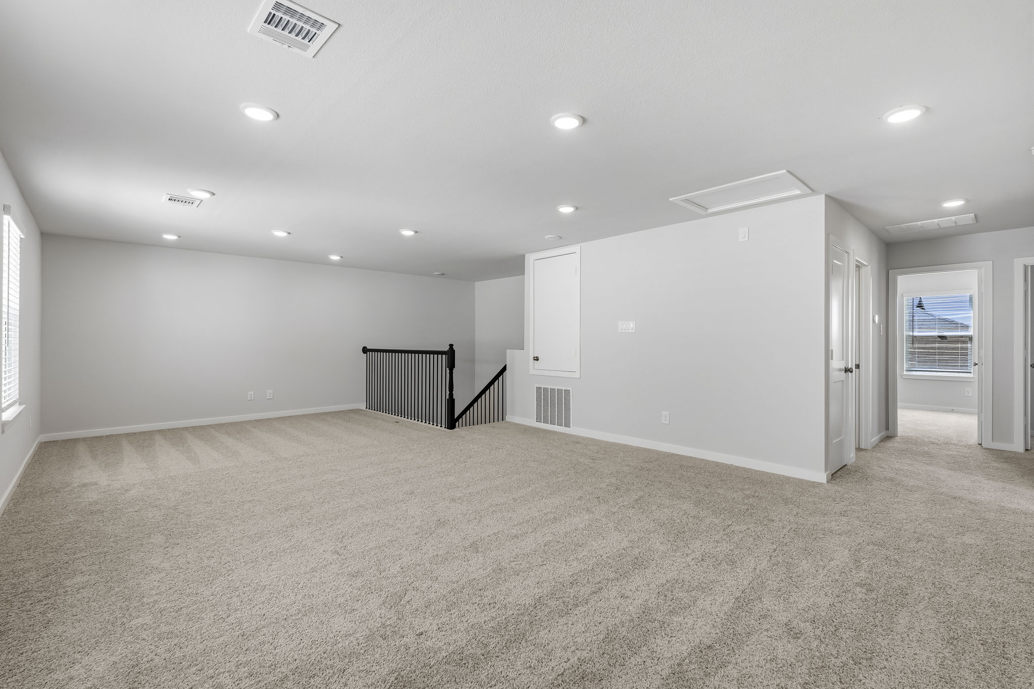 A large empty room.