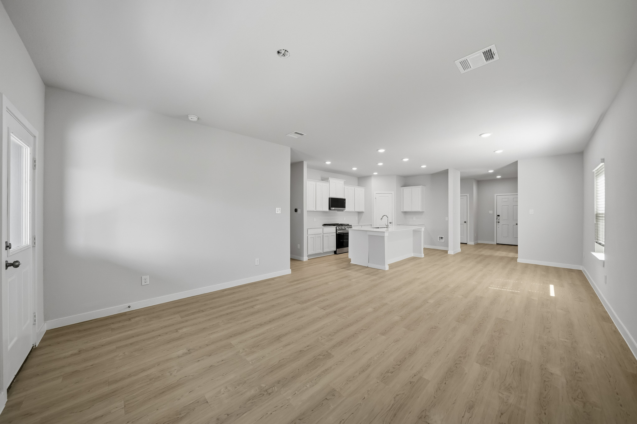 A large empty room.