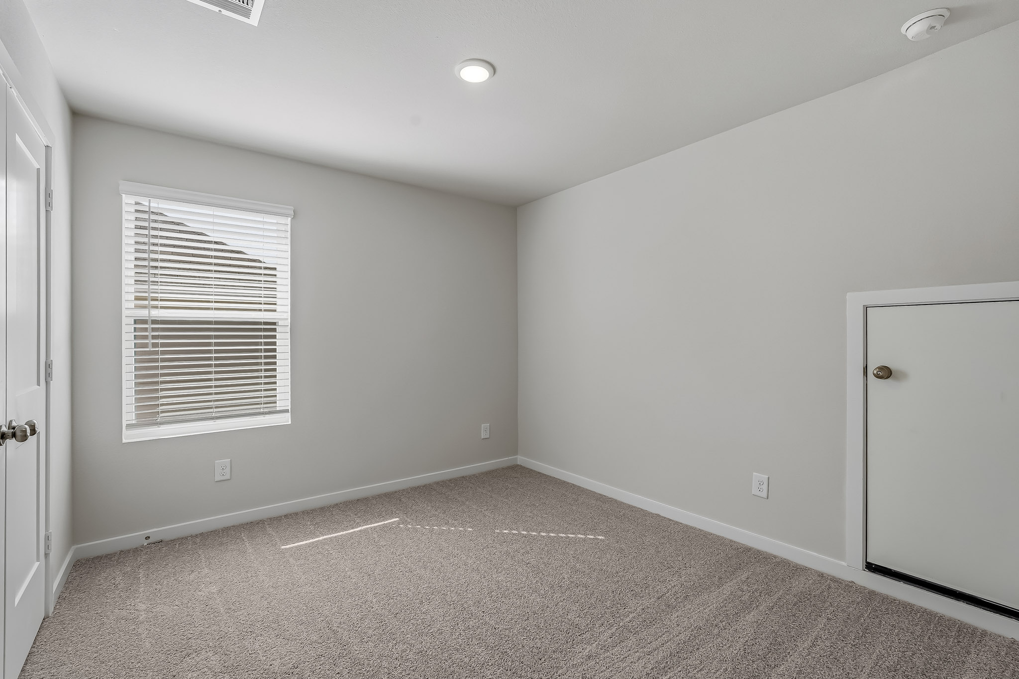 A room with white walls.