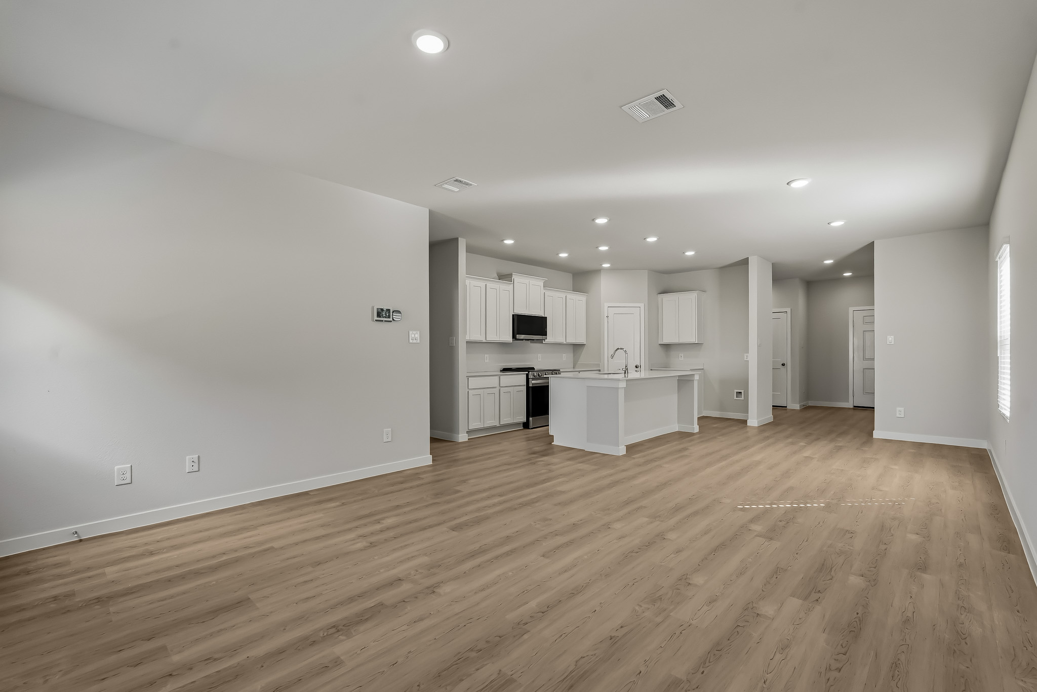 A large empty room.
