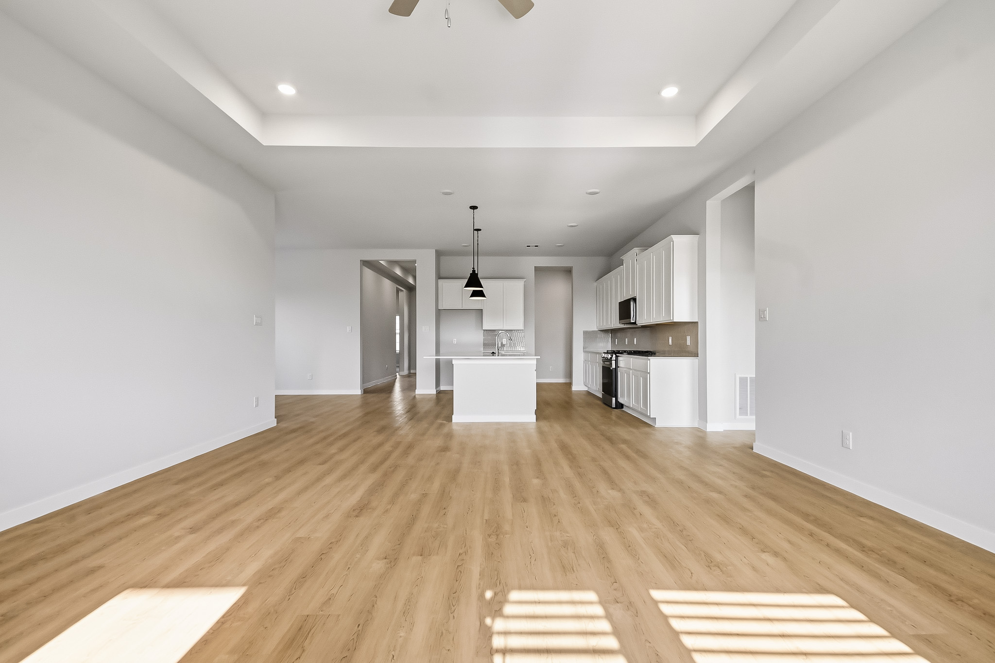 A large empty room.
