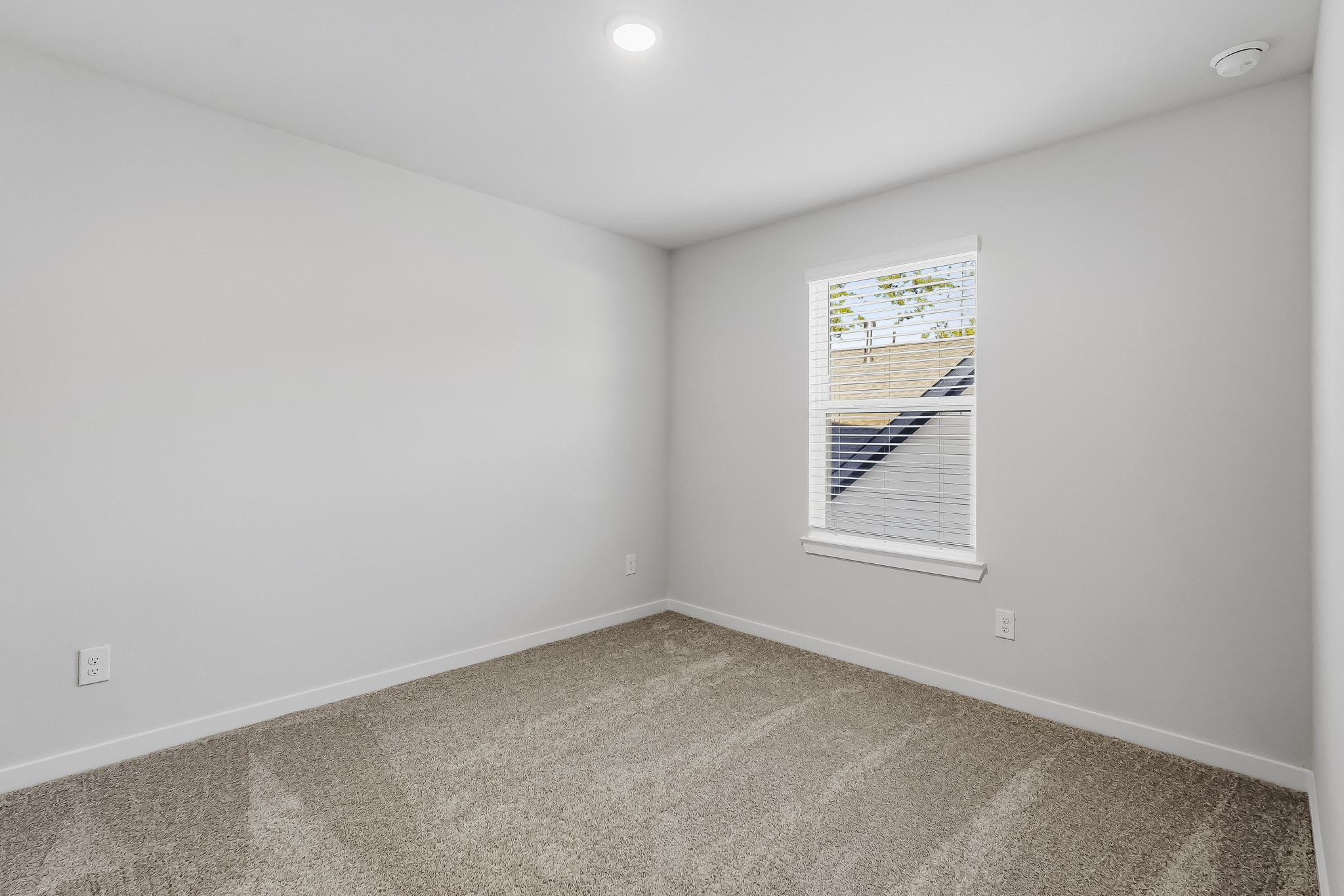 A room with a window.