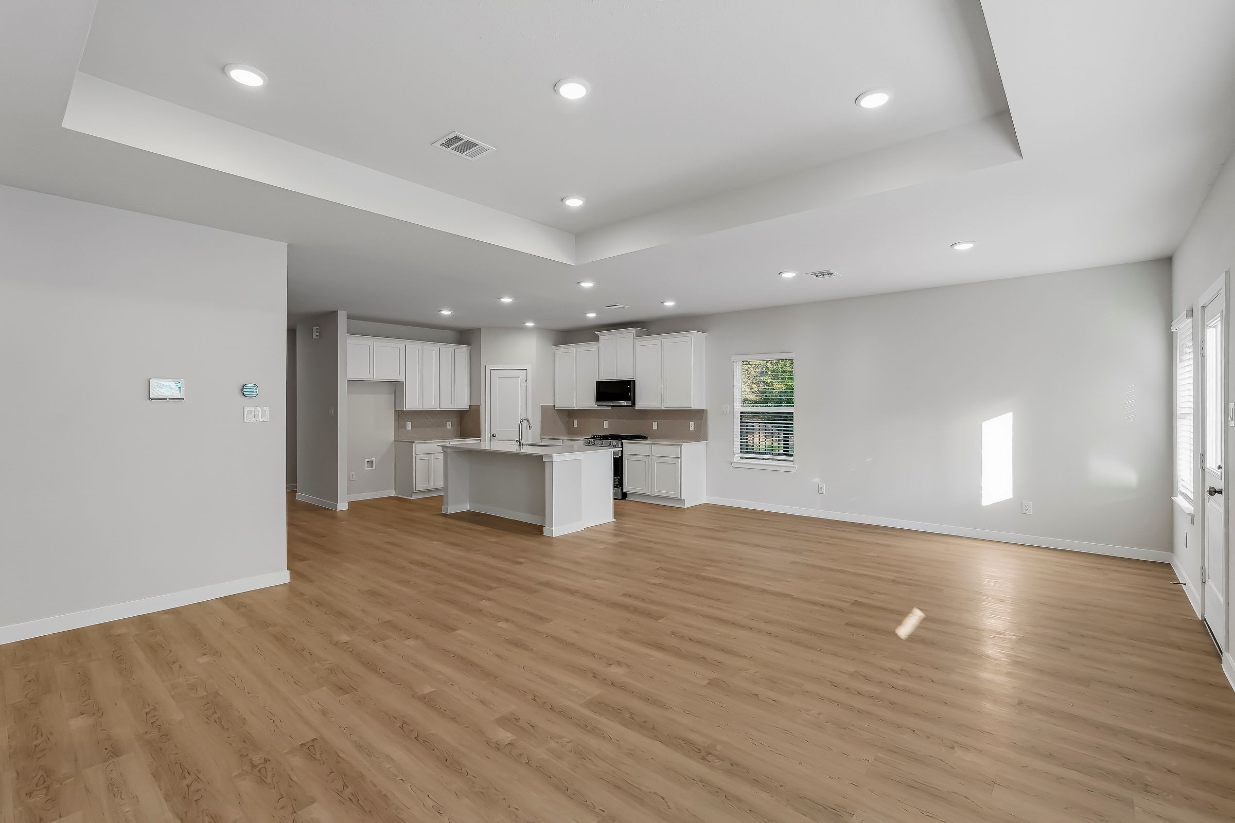 A large empty room.
