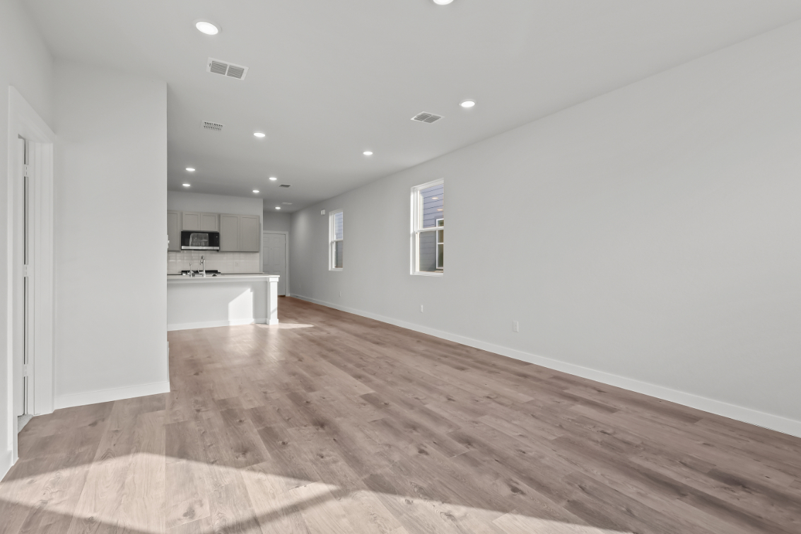 A large empty room.