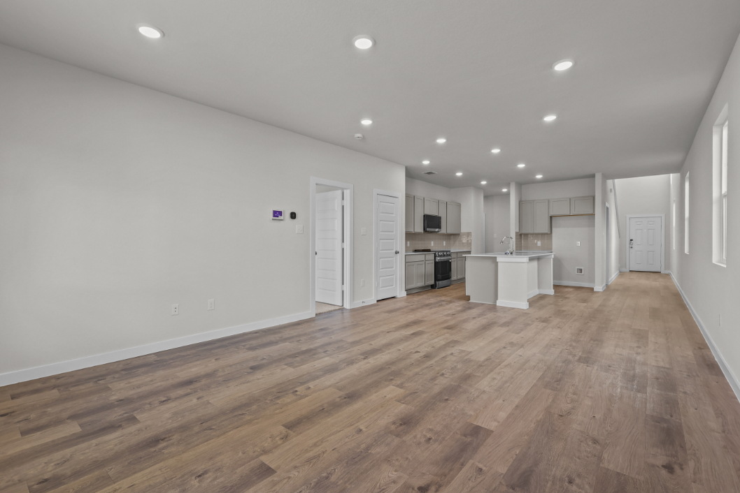 A large empty room.