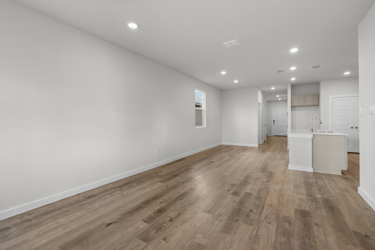 A large empty room.