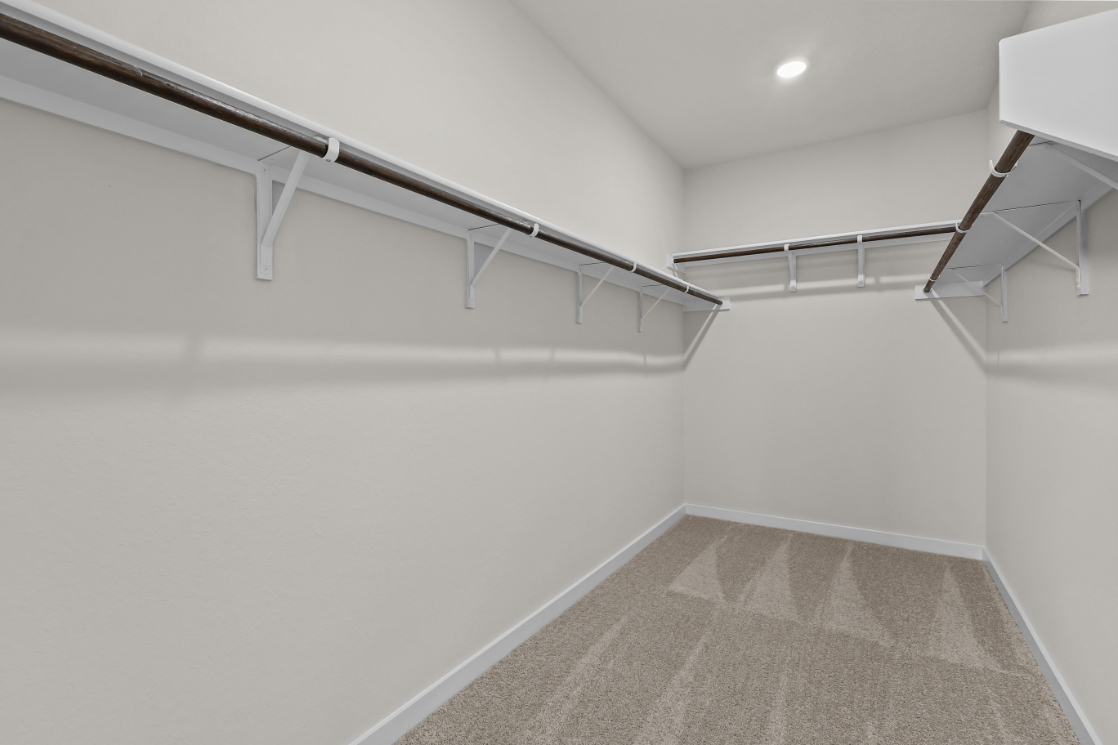 A staircase in a room.