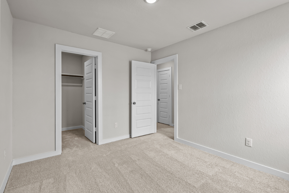 A room with white walls.