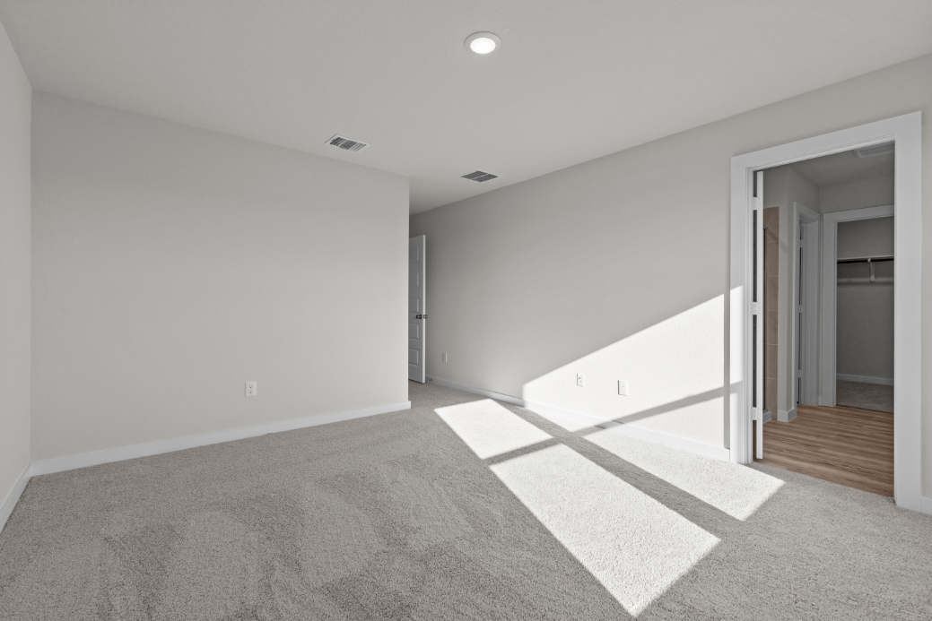 A room with a rug and a carpet.