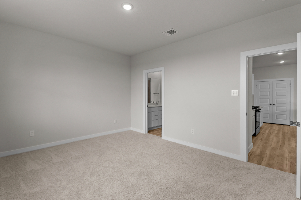 A room with white walls.