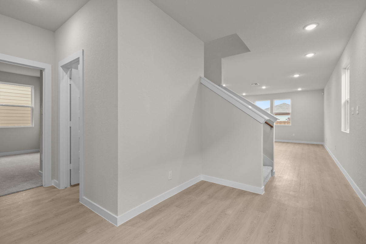 A room with white walls.