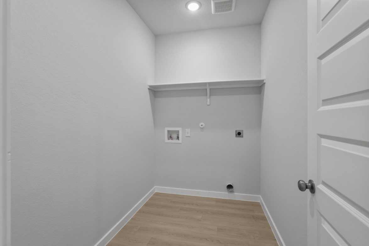 A room with white walls.