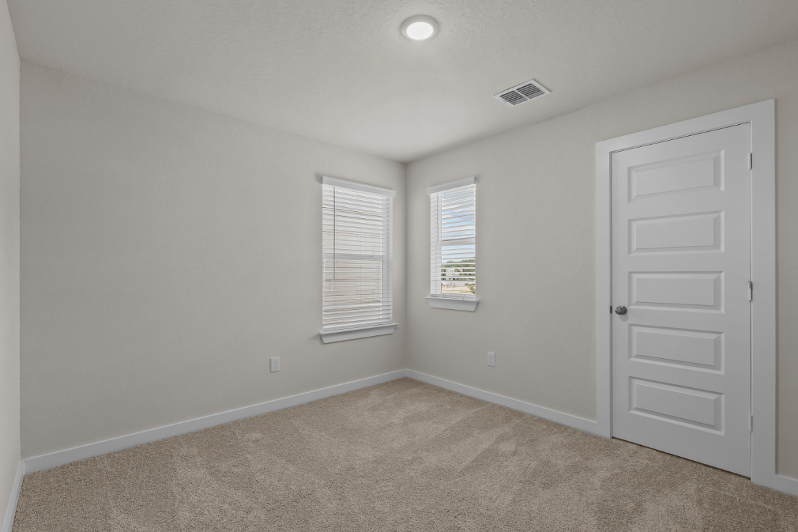 A room with white doors.