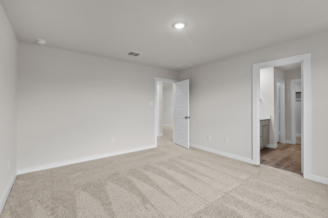 A room with white walls.