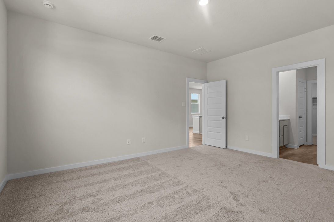 A room with white walls.