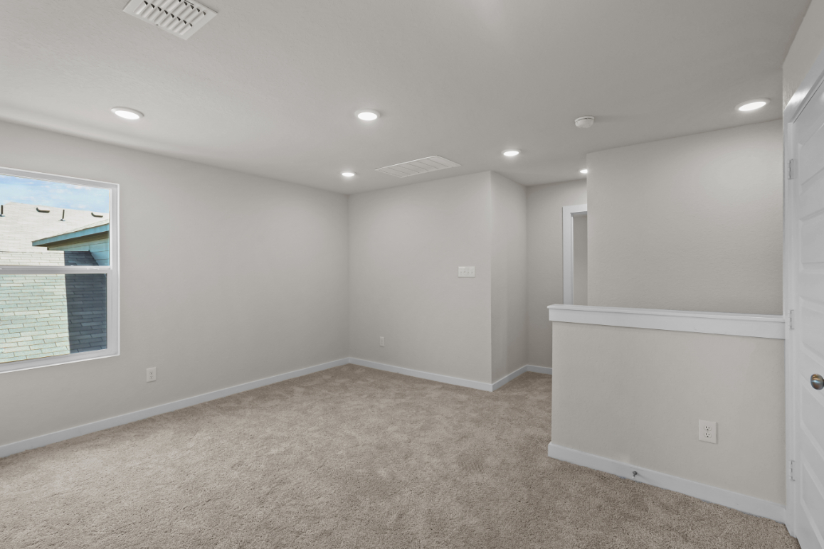 A room with white walls.