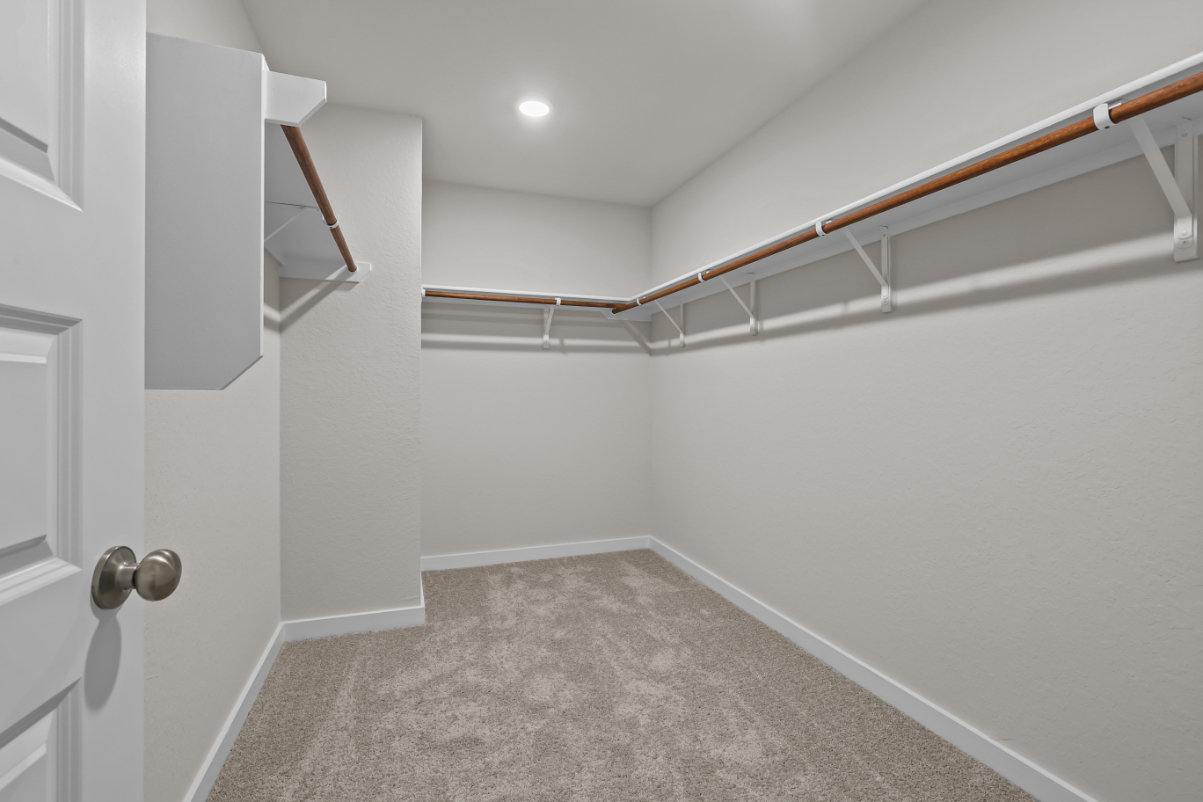 A staircase in a room.