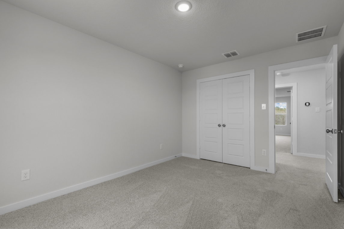 A room with white doors.
