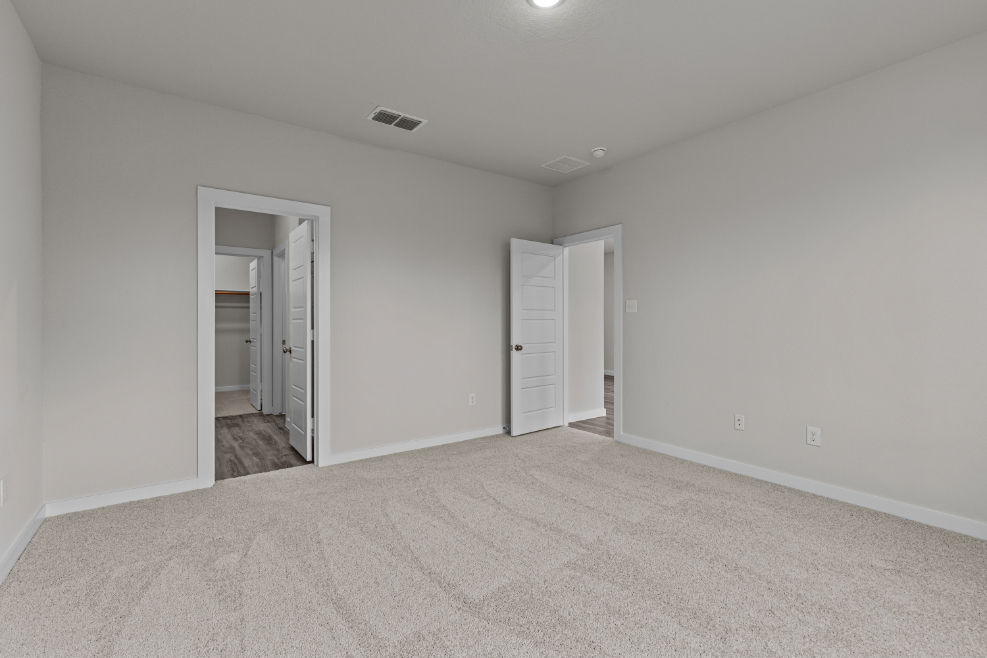 A room with white walls.