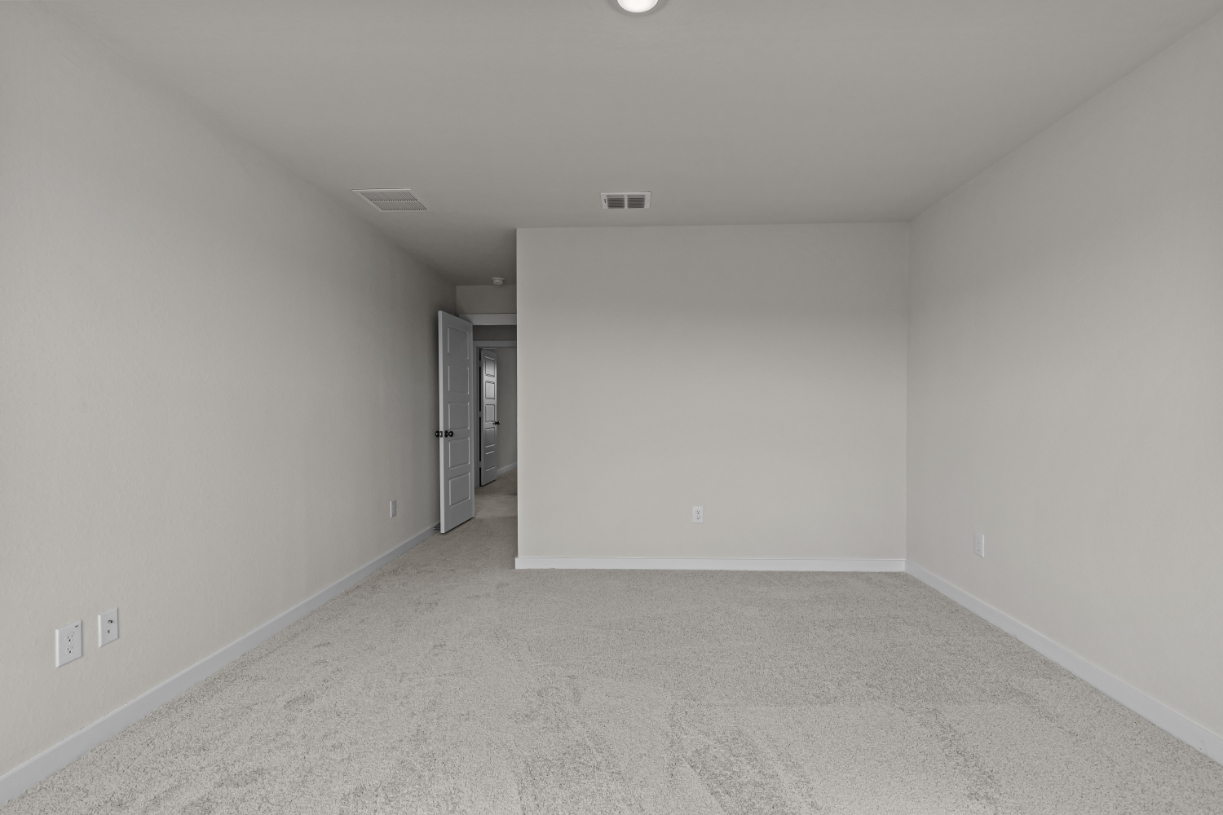 A room with white walls.