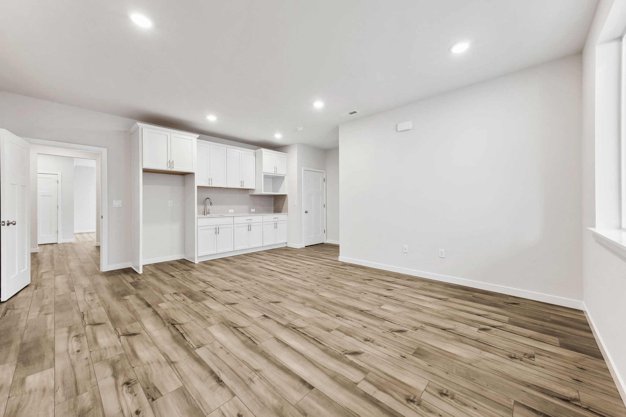 A large empty room.