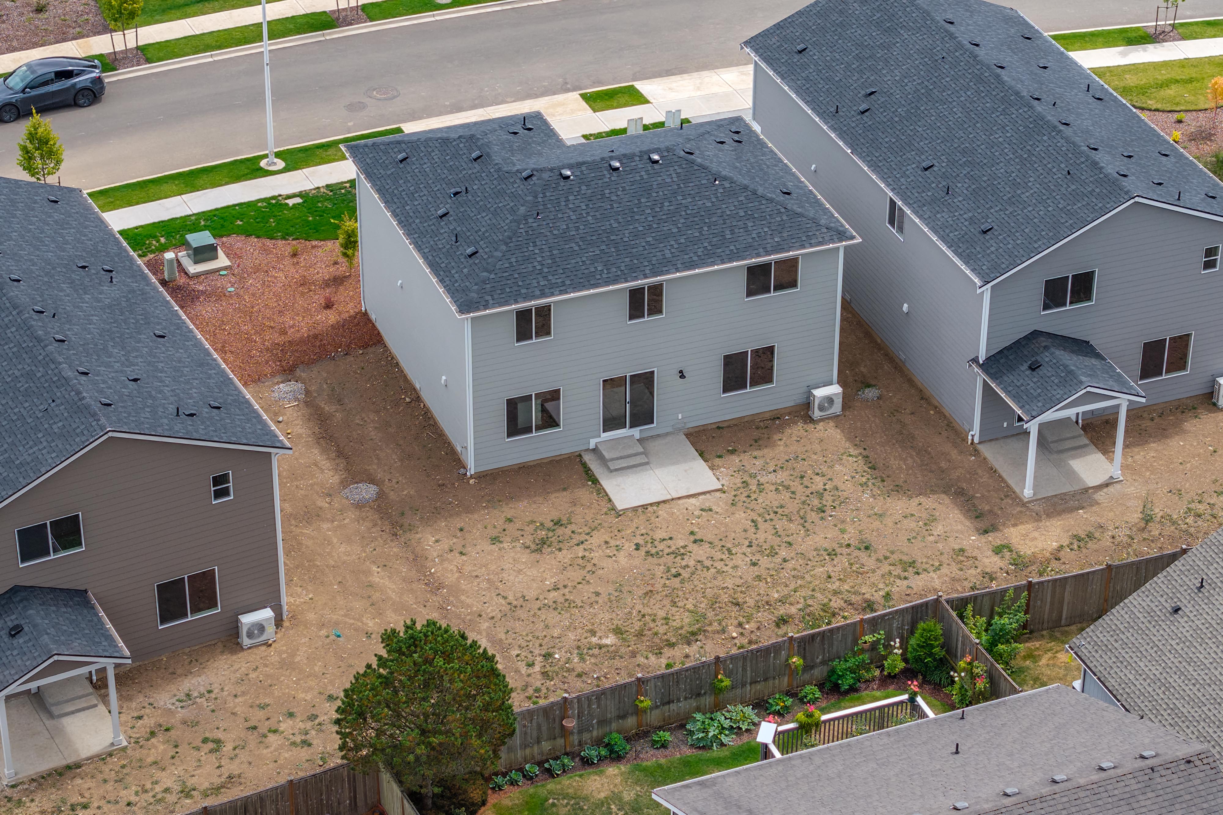 A group of houses.