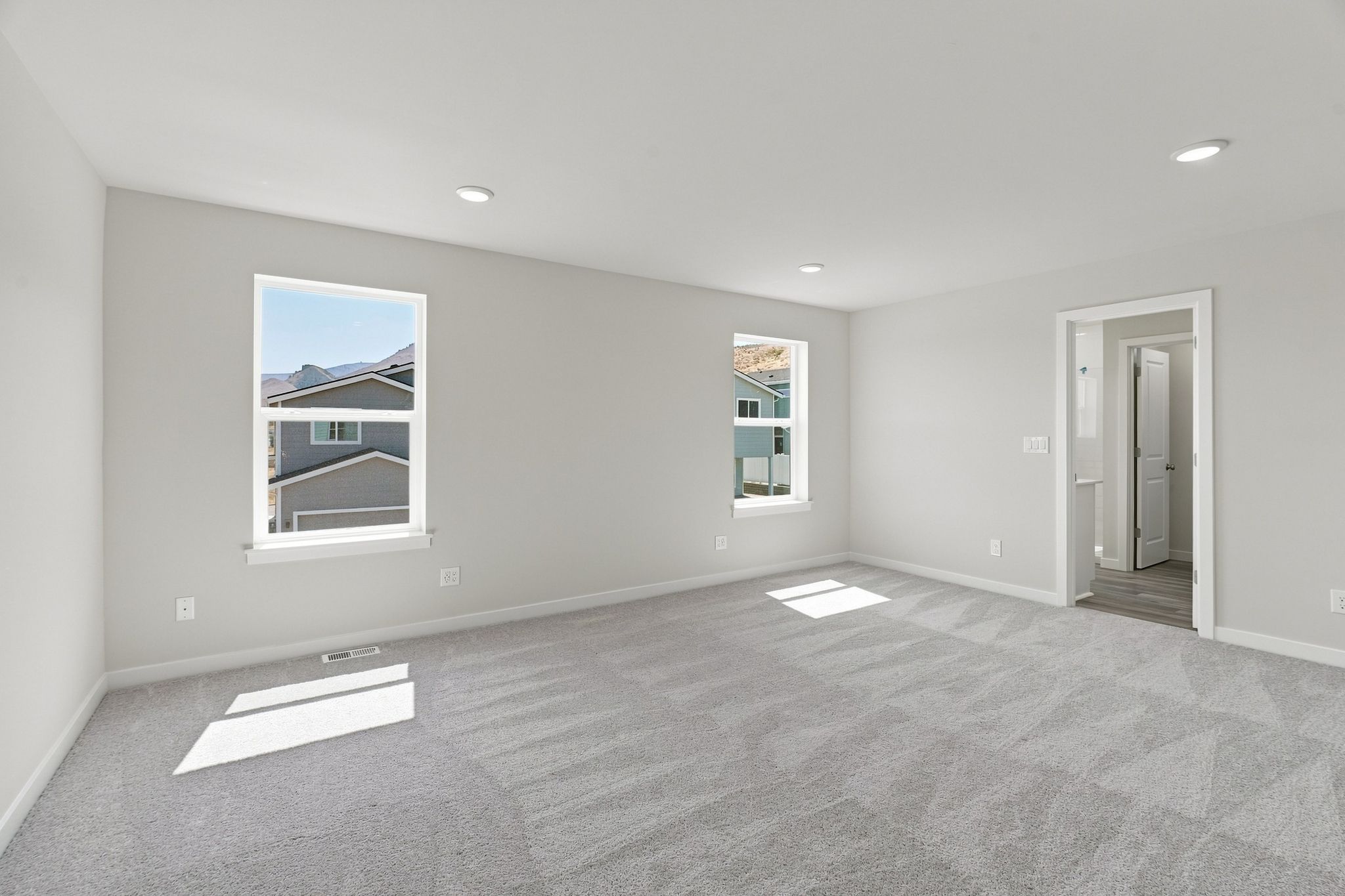A large empty room.