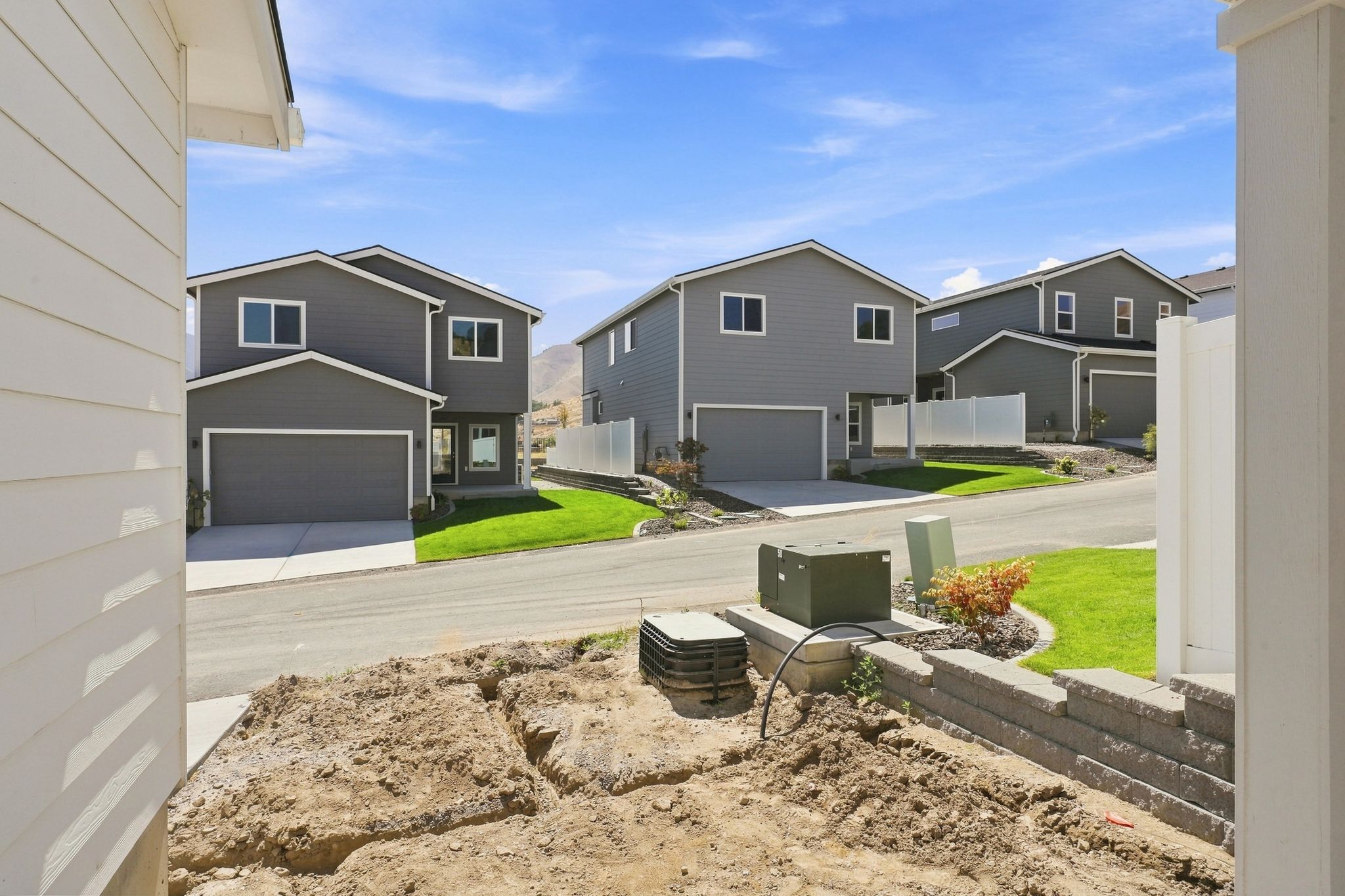 A group of houses.