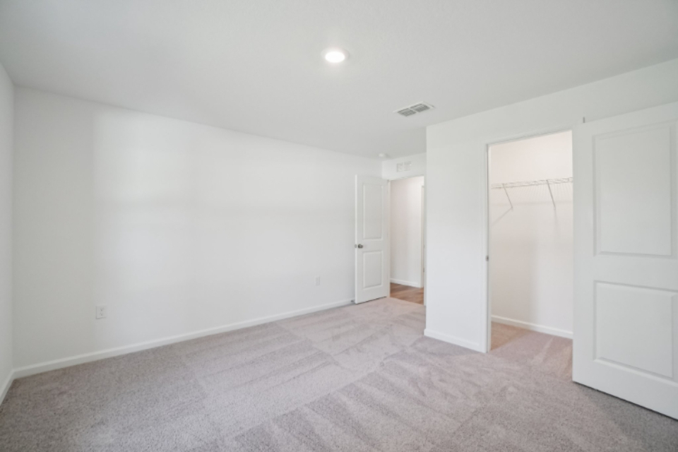 A room with white walls.