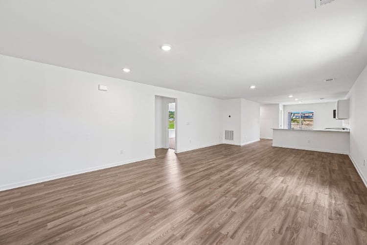 A large empty room.